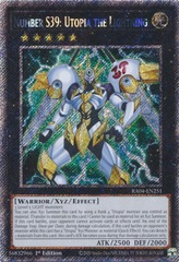Number S39: Utopia the Lightning - RA04-EN251 - Platinum Secret Rare - 1st Edition